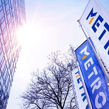 Flaggen am METRO Hauptsitz